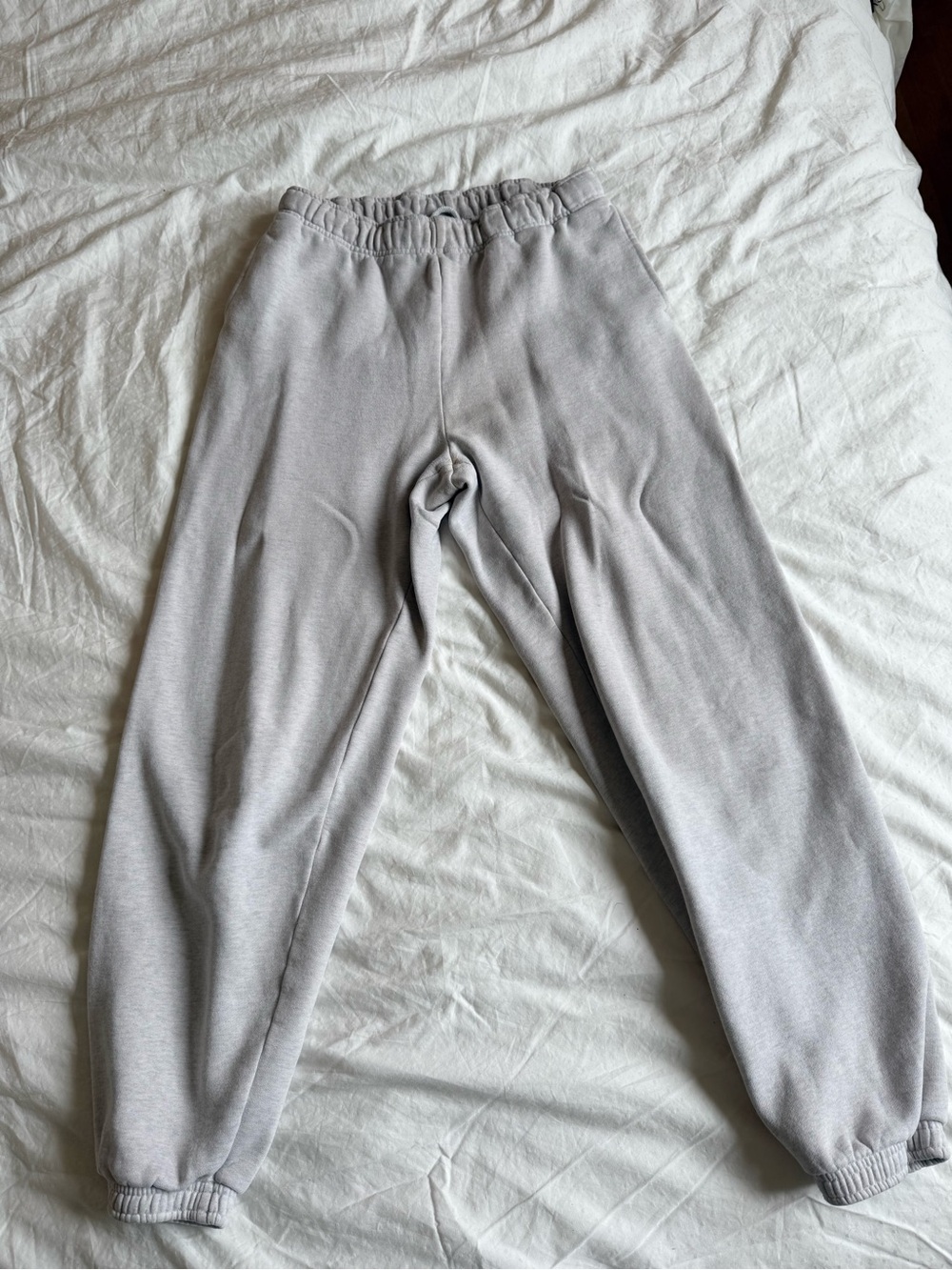 TNA Light Gray Women's Boyfriend Fleece Joggers